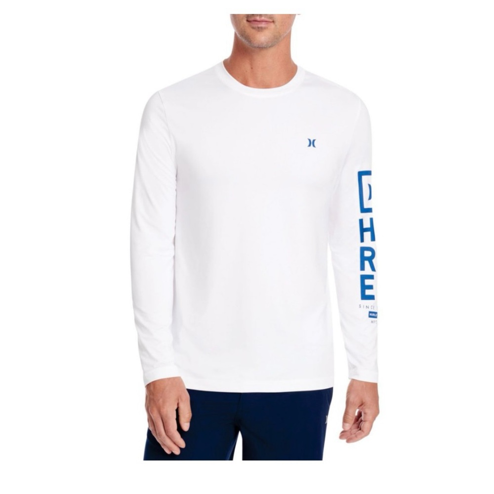 Hurley Everyday Hybrid UPF Long Sleeve Tee White L